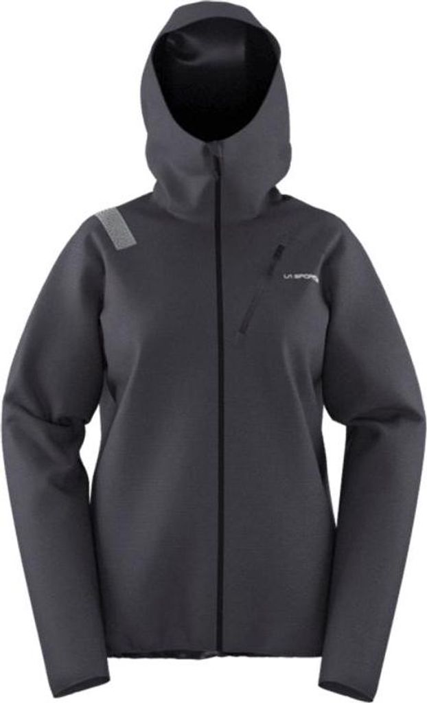 Aequilibrium Lite Gtx Jacke von La Sportiva in Grau; Hardshelljacke für Damen mit Kapuze.