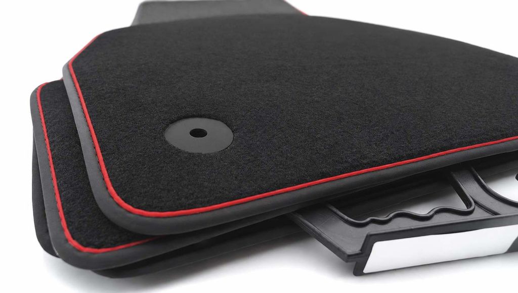 Tapis de sol adaptables sur VW ID3 ID.3 Premium Velours Image du produit 