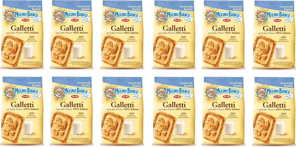 12x Mulino Bianco Kekse Galletti 350g Italien biscuits cookies kuchen brioche
