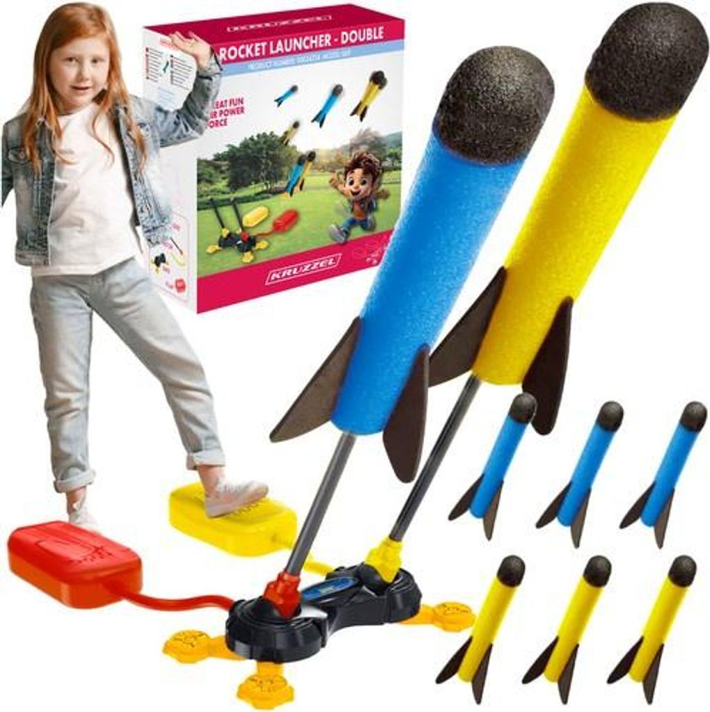 Kruzzel 24724 Penové strieľacie rakety s pumpou Obrázok produktu 