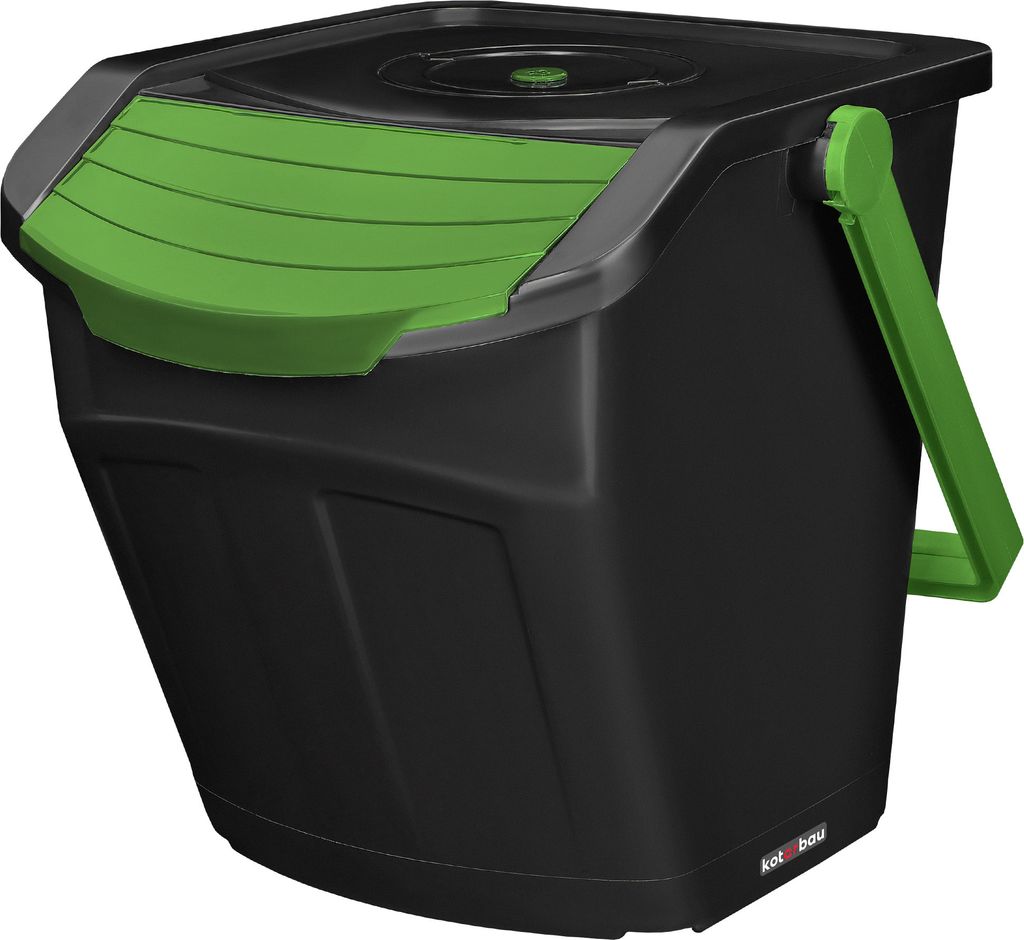 KOTARBAU Mülltrennsystem Mülleimer Küche 1 Fach Abfalleimer Deckel Plastik Küchenabfalleimer Küchenmülleimer Recycling System Trennsystem M...