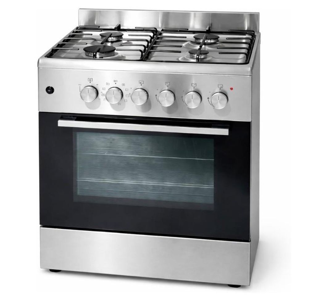 Gasline Gas-Elektro Standherd SHGE6060FGIX Elektrobackofen Produktbild 