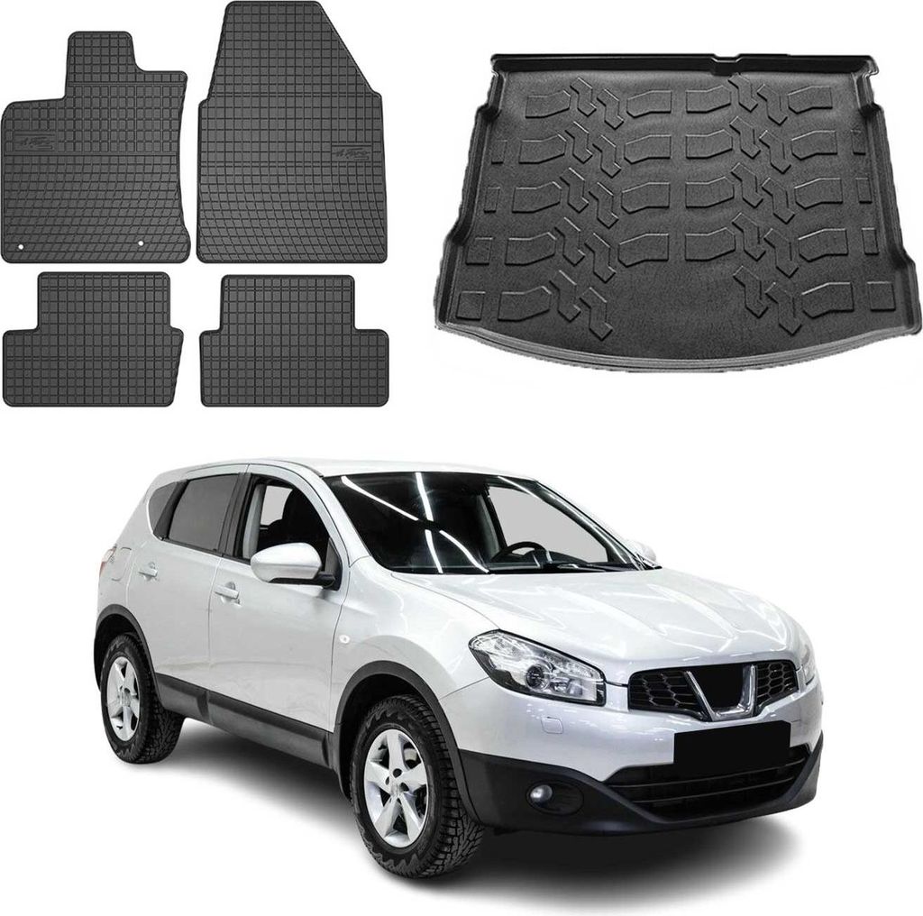 Tapis de sol & bac de coffre Set pour Nissan Qashqai J10 Image du produit 