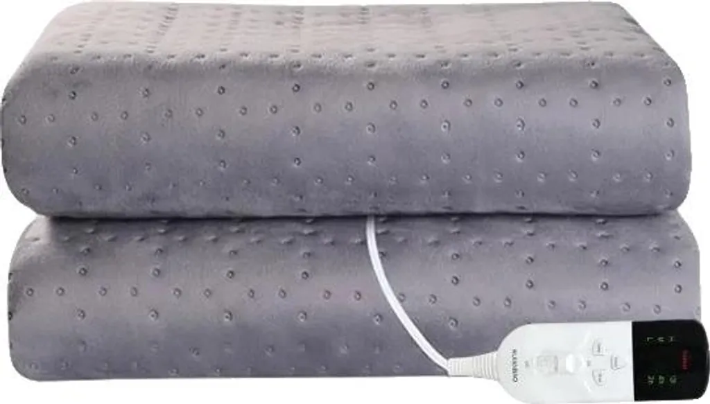 Coperta Elettrica Grigia 158042-40EU: Morbido Calore per il Tuo Relax