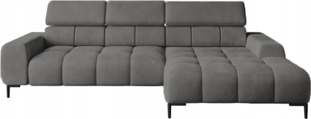 DomoHome Polster Eck-Couch L-Form Rechte Seite | 177x270 cm | Ecksofa mit Schlaffunktion Schlafsofa Bettfunktion Kleine 3 Sitzplätze Verstellbare ...
