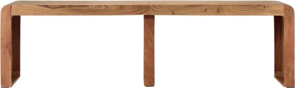 Banc robuste en acacia massif 160 cm - Solution d'assise durable et stable - 2