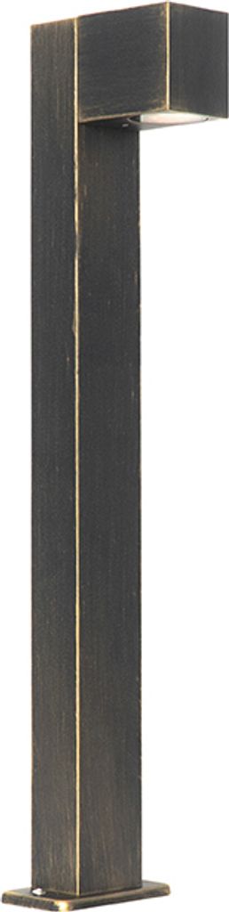 QAZQA - Industrie I Vintage I Industrie I Vintage I stehende Außenlampe AntikGold I Messing 65 cm IP44 - Baleno I Außenbeleuchtung - Aluminium L...