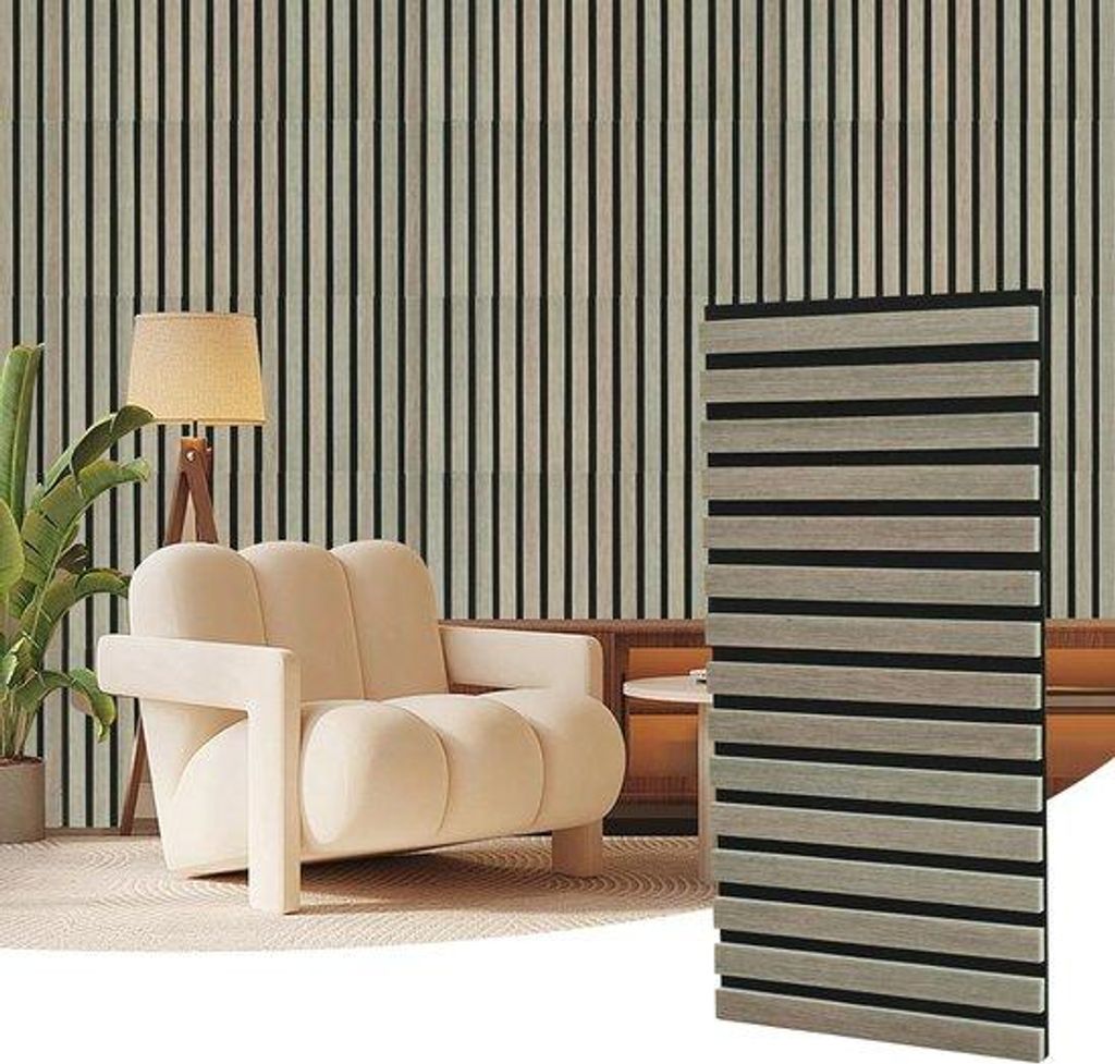 Schalldichte Wandpaneel-Set 3D Selbstklebend - Geländefilter für Homeoffice, Wohnzimmer und Studio - 8 Stück Hochdichte Polyester-Platten 30x60 cm