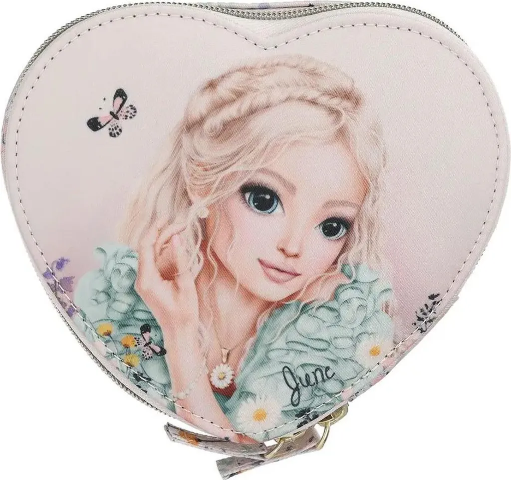 Boîte à bijoux enfant en forme de cœur TOPModel Summer Feeling colorée
