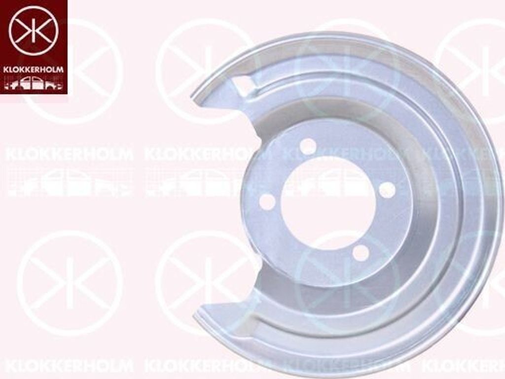 KLOKKERHOLM Spritzblech Bremsscheibe für TOYOTA Auris Kombi (E18) Hinten Rechts 8177878 Ankerblech