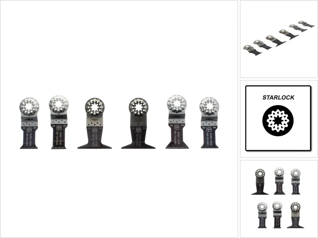 Fein BEST OF E-CUT - Lama per taglio a tuffo - per legno, metallo - 6 pezzi - per AMM 500, MM 300, AMM 300 Plus, Plus Start AMM 300 (35222967010)