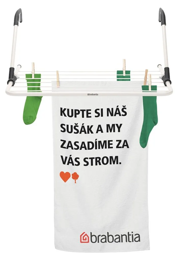 Sèche-linge de porte gain de place Brabantia idéal pour petits studios - 16