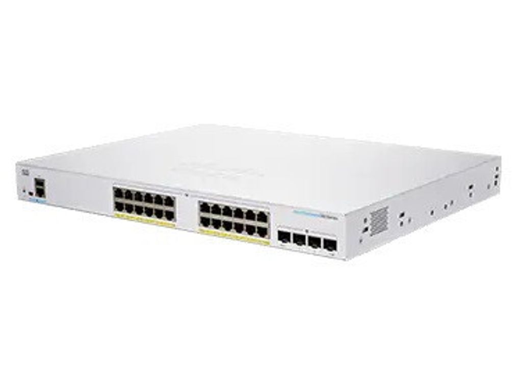 Cisco CBS250-24FP-4X-EU Managed L2/L3 Gigabit Ethernet (10/100/1000) Netzwerk-Switch Silber