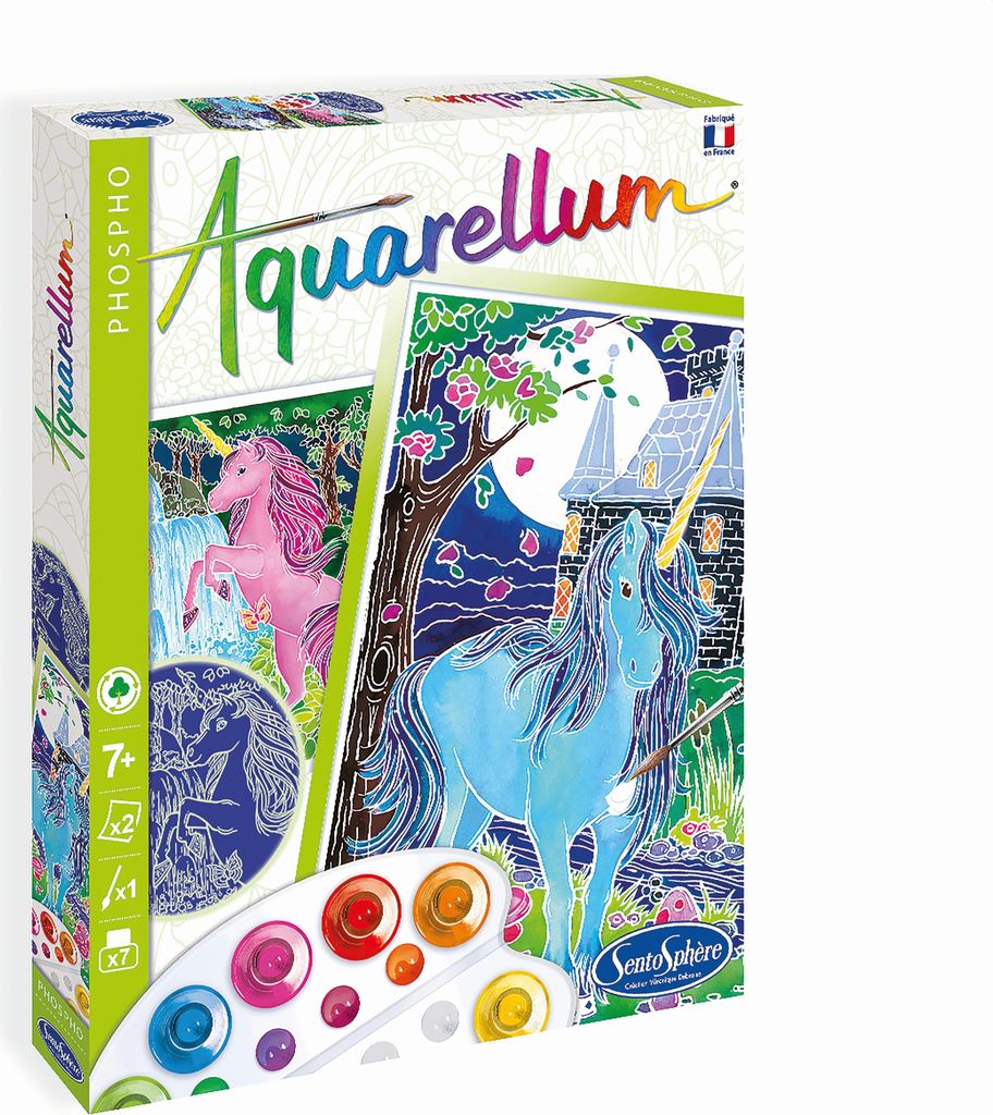 Sentosphere - Aquarellum Nachtleuchtend Einhorn