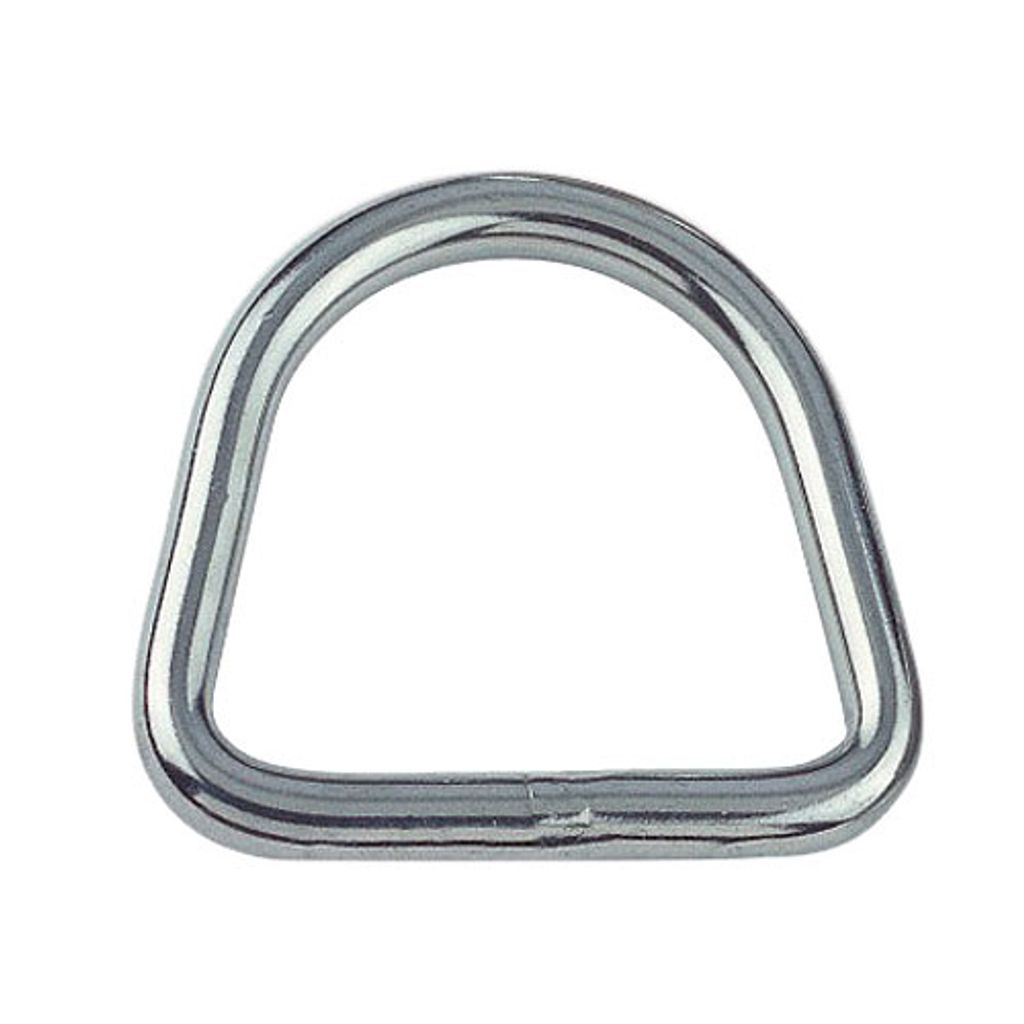 D-Ring, 4x20mm, Edelstahl A4