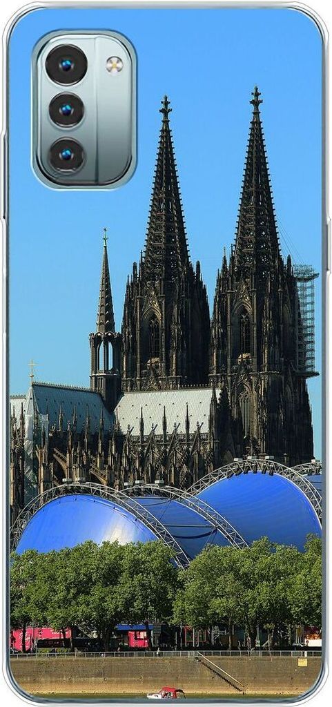 König Design Hülle kompatibel mit Nokia G11 Kunststoff Soft Handyhülle - Handy Case Kölner Dom
