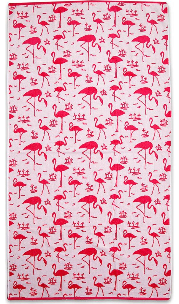 Strandtuch Flamingos 90x170 cm
