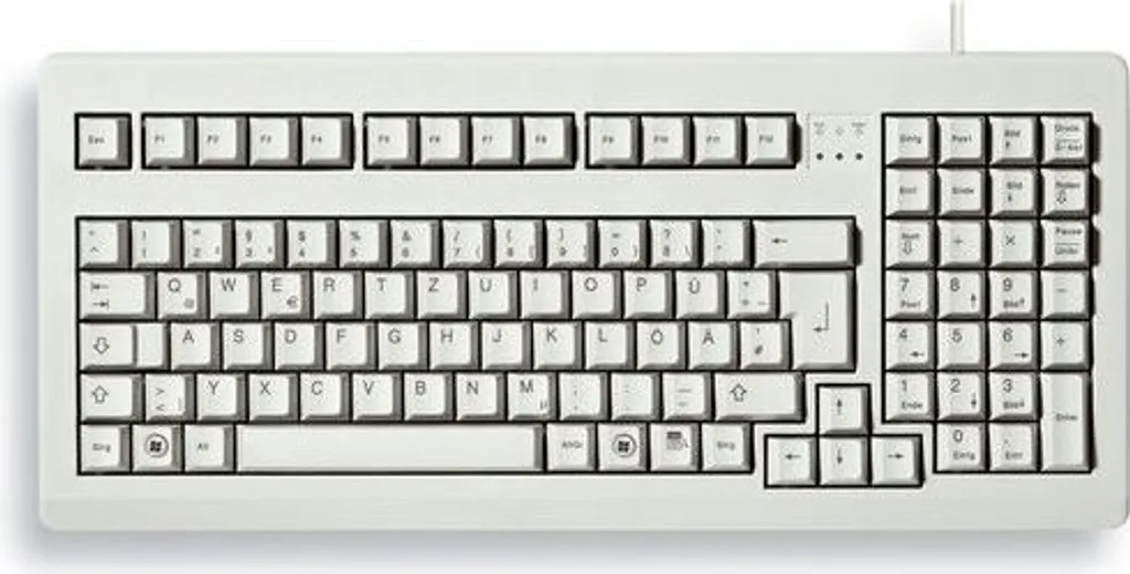 Clavier CHERRY G80-1800 avec double connexion USB PS/2 espagnol