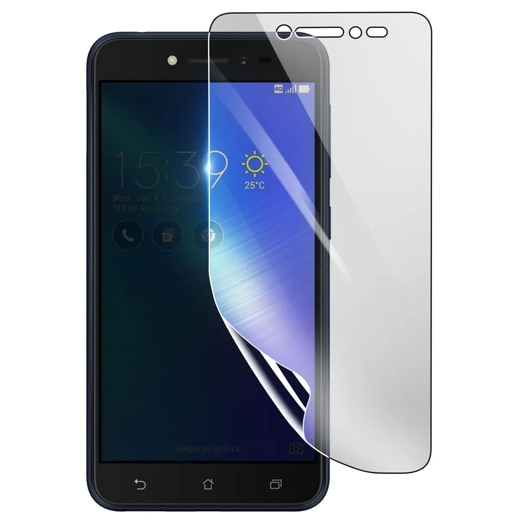 3mk, protezione dello schermo in idrogel resistente agli urti e ai graffi per Asus Zenfone Live ZB501KL, trasparente