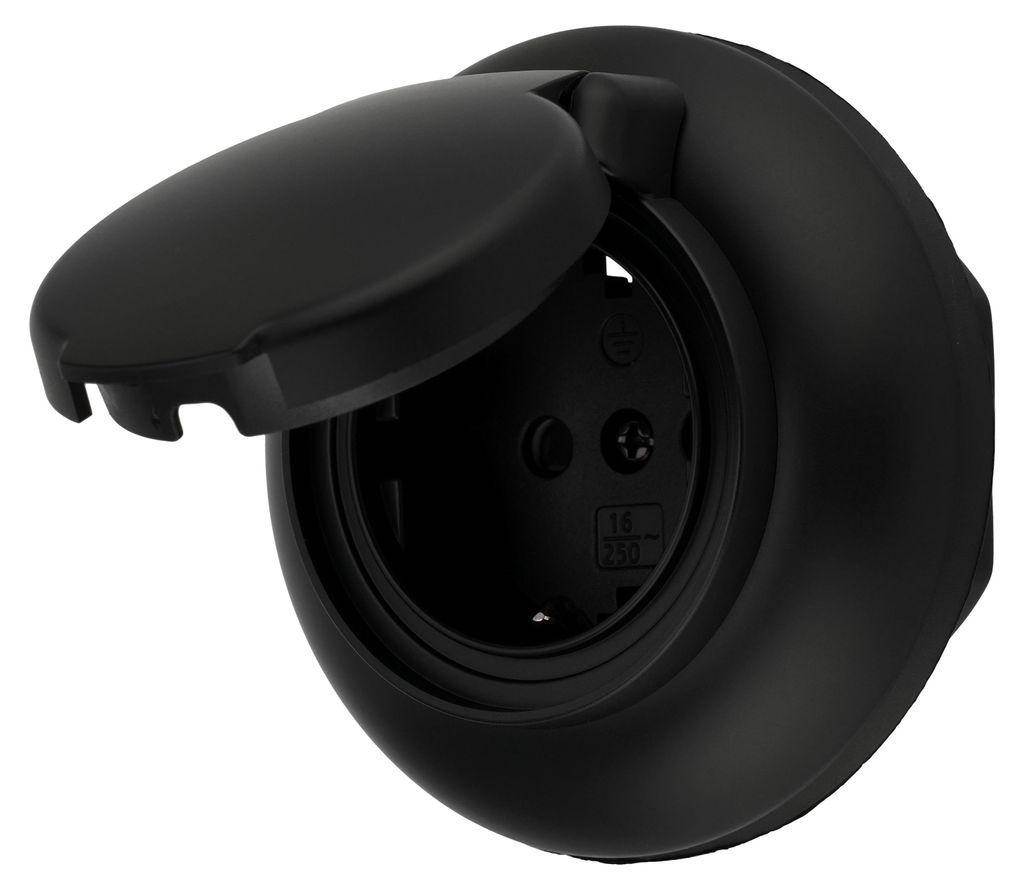 Prise encastrée rétro, indice de protection IP44, avec Image du produit 