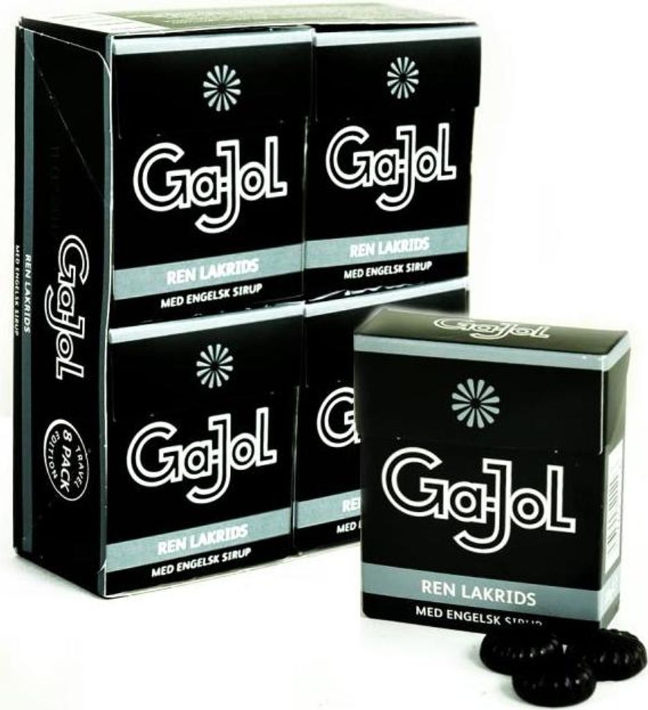 Ga-Jol Ren Lakrids reine Lakritz Pastillen 8er Pack Produktbild 