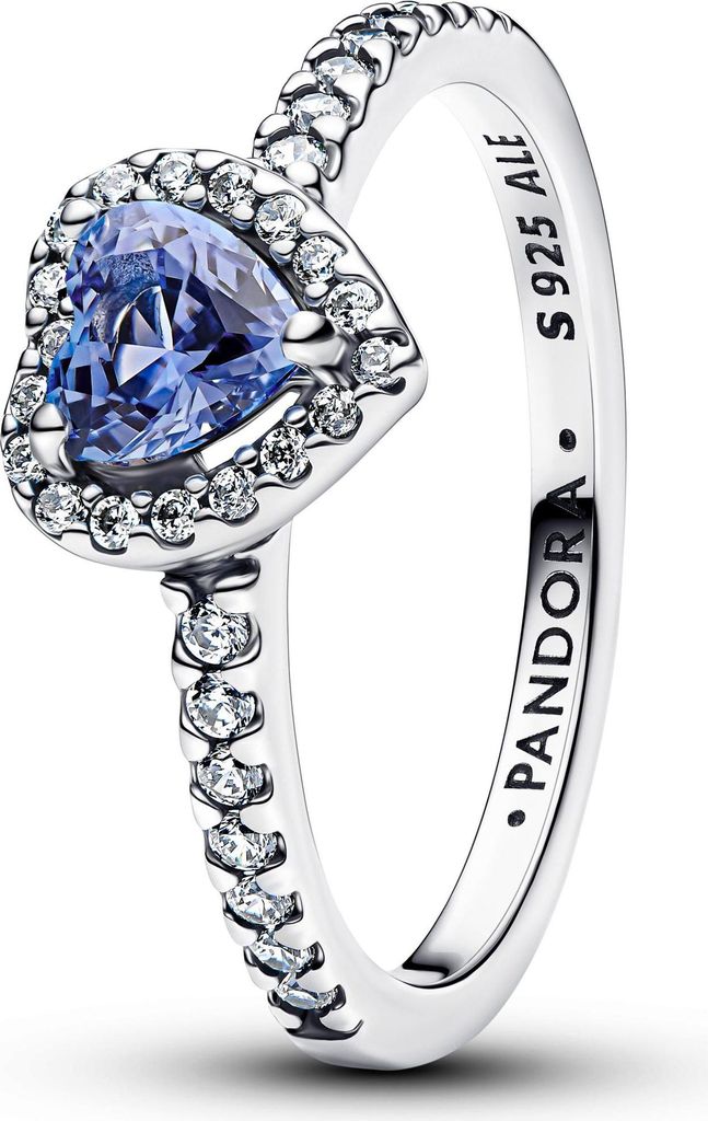 Pandora Funkelndes Erhabenes Herz Ring 198421C05 Damenring, Ringgröße:56