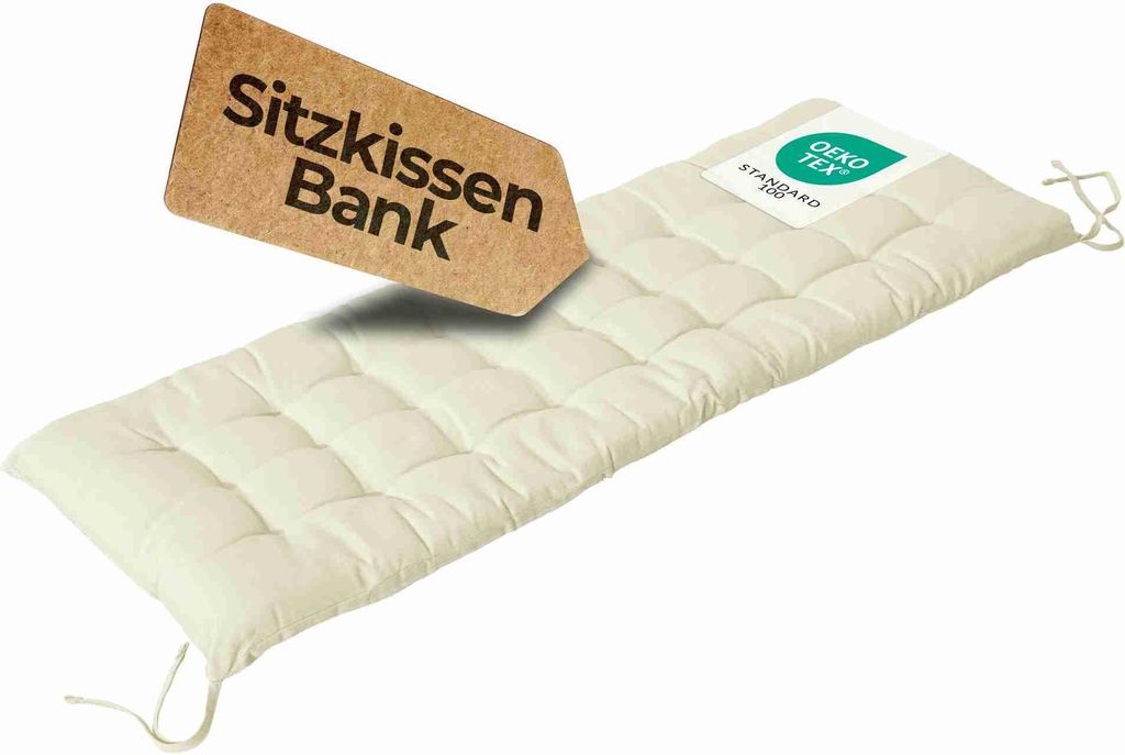 Bank Sitzkissen Stuhlkissen Indoor & Outdoor 1er Set 120x40 Produktbild 