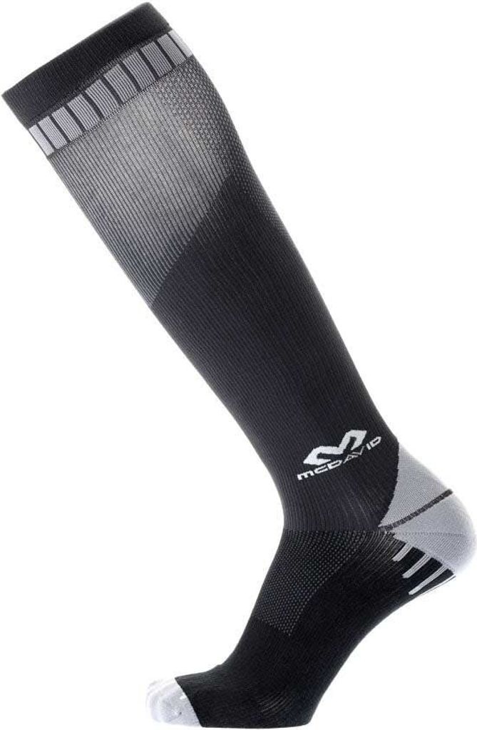 Mcdavid Active Elite Kompressionsstrumpf - Schwarz / Grau | Größe: 44-46