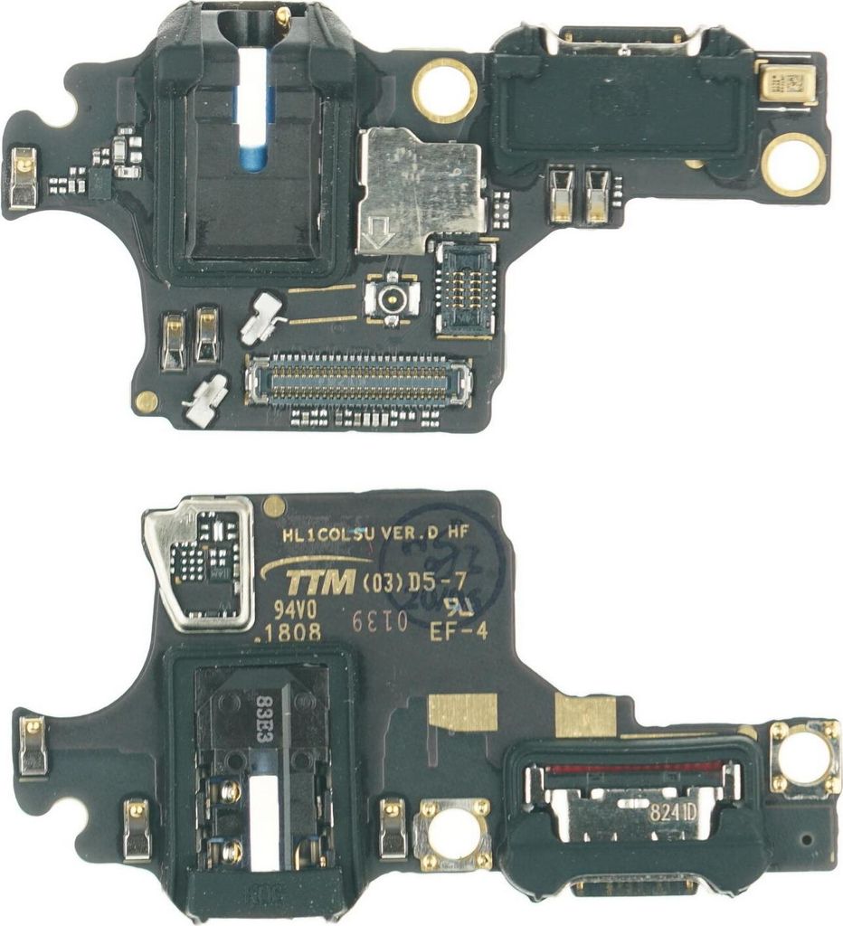 Ladebuchse für Honor 10 USB-C Platine Mikrofon, Kopfhöreranschluss Ladeanschluss Lade Eingang