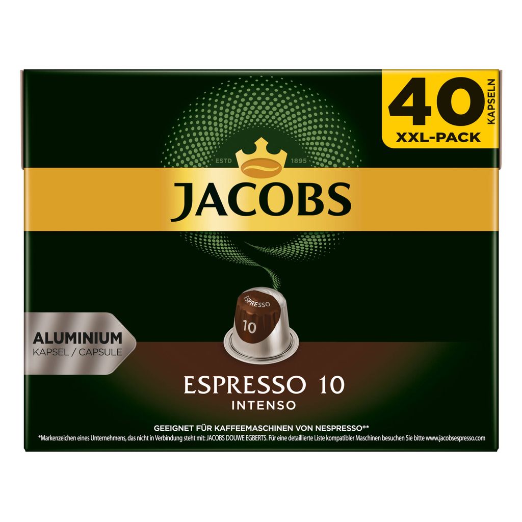 tøjlerne Hovedsagelig spade JACOBS Kapseln Espresso Intenso 5 x 40 | Kaufland.de