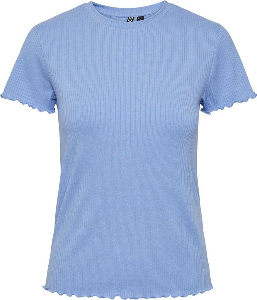Pieces Nicca Kurzarm-t-shirt Blau S Frau Blau S