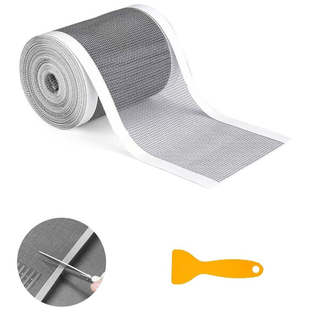 Haarsieb Dusche 10cm x 10m, Selbstklebend Abflusssieb Dusche, Einweg-Mesh Haarfänger , Sieb Dusche Abfluss Haare für Duschen, Badewannen, Küchen