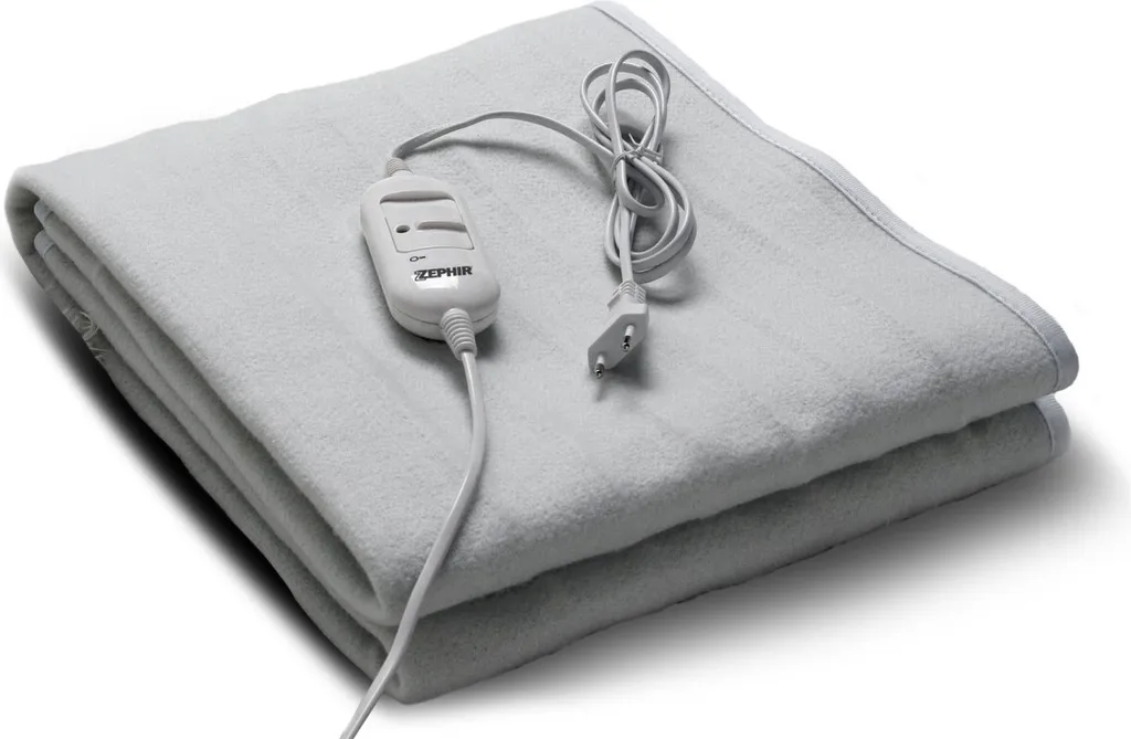 Zephir ZTD201 Couverture chauffante 60 W blanche pour lit une place