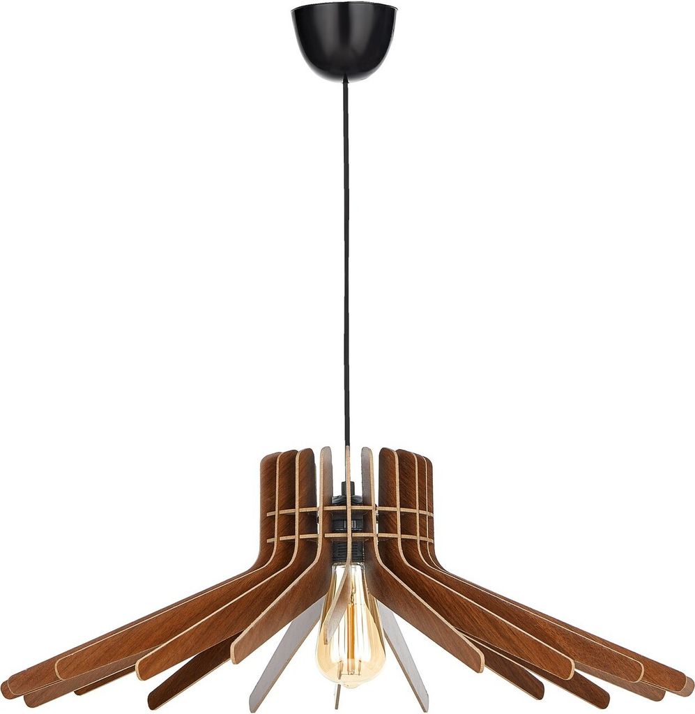 Opviq, Boomerang - Walnut, Kronleuchter, MDF-KÖRPER, Produktbild 