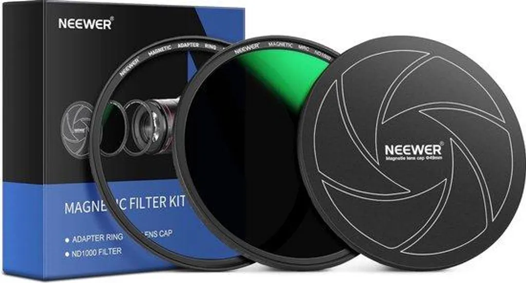 Kit filtres magnétiques ND1000 49mm 10 stops avec bague d'adaptation