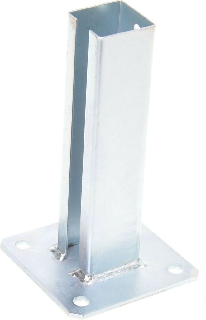 Aqbau® Pfostenträger für Zaunpfosten 50x50 zum aufschrauben Produktbild 6