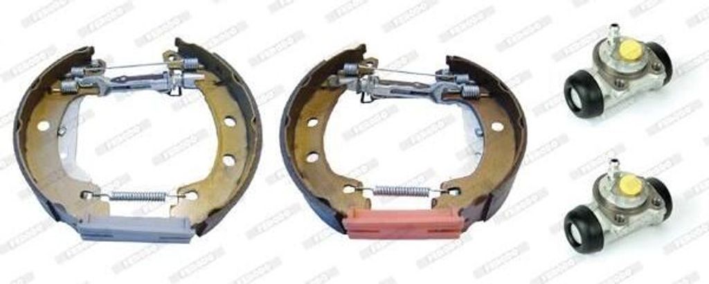 FERODO Bremsensatz Trommelbremse Hinten für OPEL Astra F Caravan (T92) FMK266