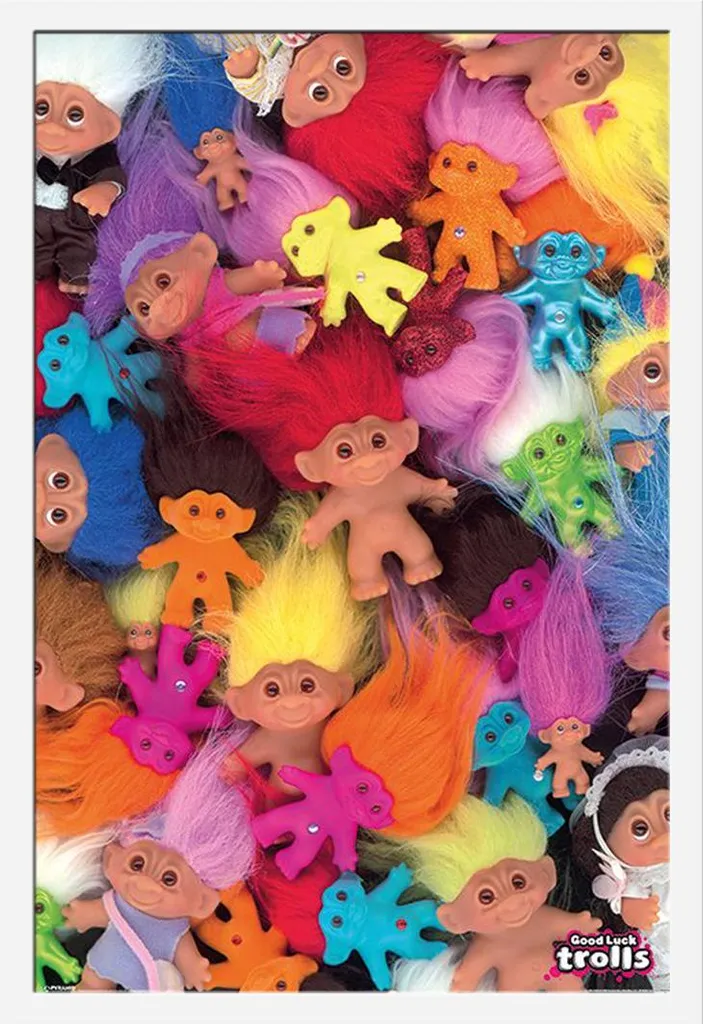 Offerta Poster Trolls In Cornice Bianca: Pronto da Appendere - Shinsuke
