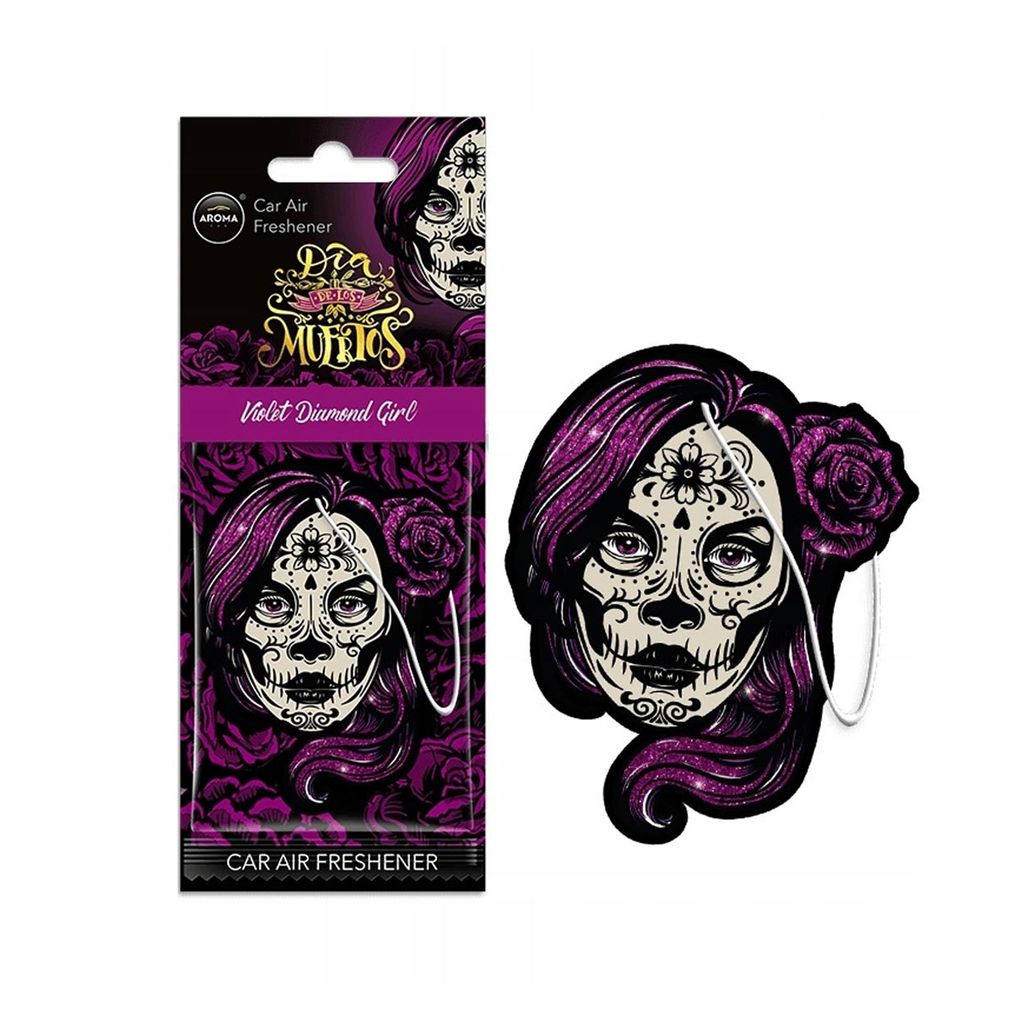 Auto-Lufterfrischer - AROMA CAR MUERTOS Violet Girl Produktbild 