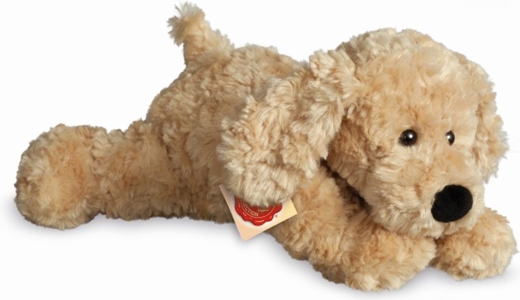 Teddy Hermann Schlenkerhund beige kuscheliges Plüschtier Produktbild