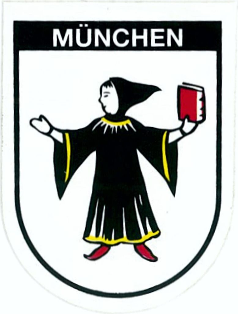 Aufkleber Wappen München 60 x 45 mm