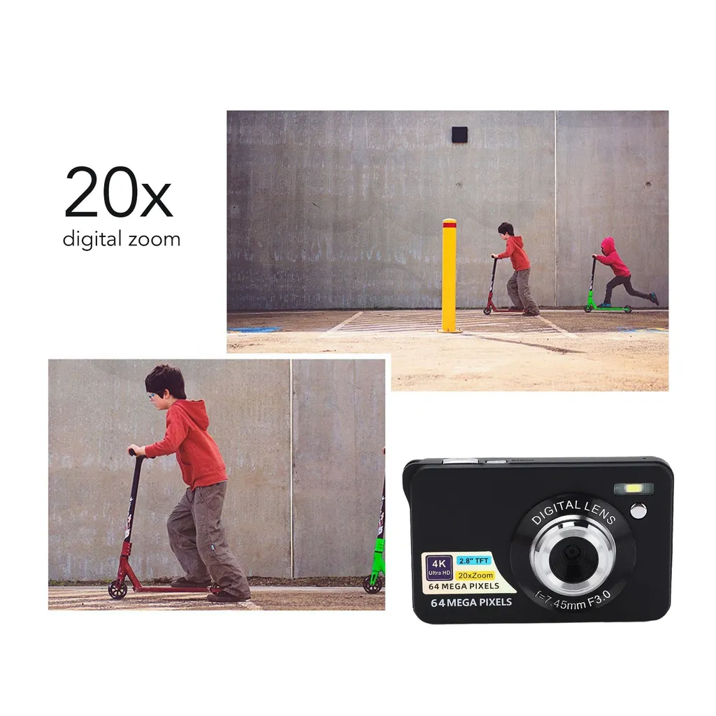 Appareil Photo 4K 64MP avec Écran 2,8 Pouces et Autofocus Rapide - 13