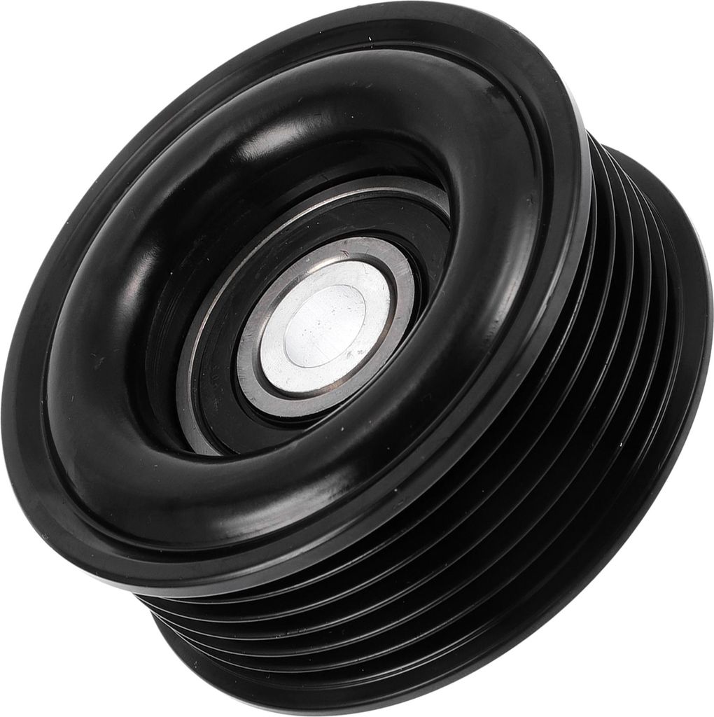 1 Stk. Antriebsriemenspannrolle für Toyota Tundra 2000-2009, für Toyota Land Cruiser 1998-2007 Eisen Schwarz Keilrippenriemenspannrolle Leerlaufr...