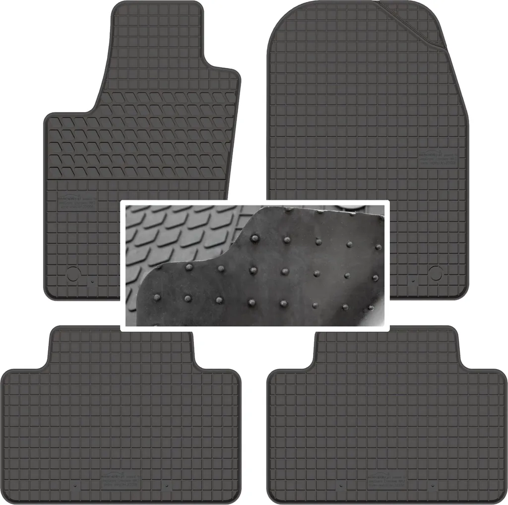 Accessori Premium Jeep Grand Cherokee WK2: Tappetini in Gomma Design 3D