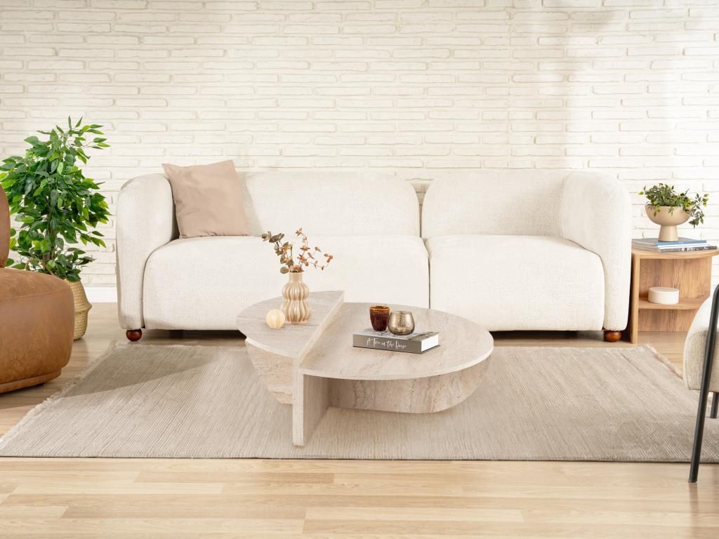 Skye Decor, Orion - Travertine, Couchtisch, Travertin, 100 Produktbild 11