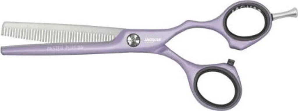 Ciseaux Jaguar Pastell Plus Crane 39 Lavender 5.5 avec Revêtement Nickel
