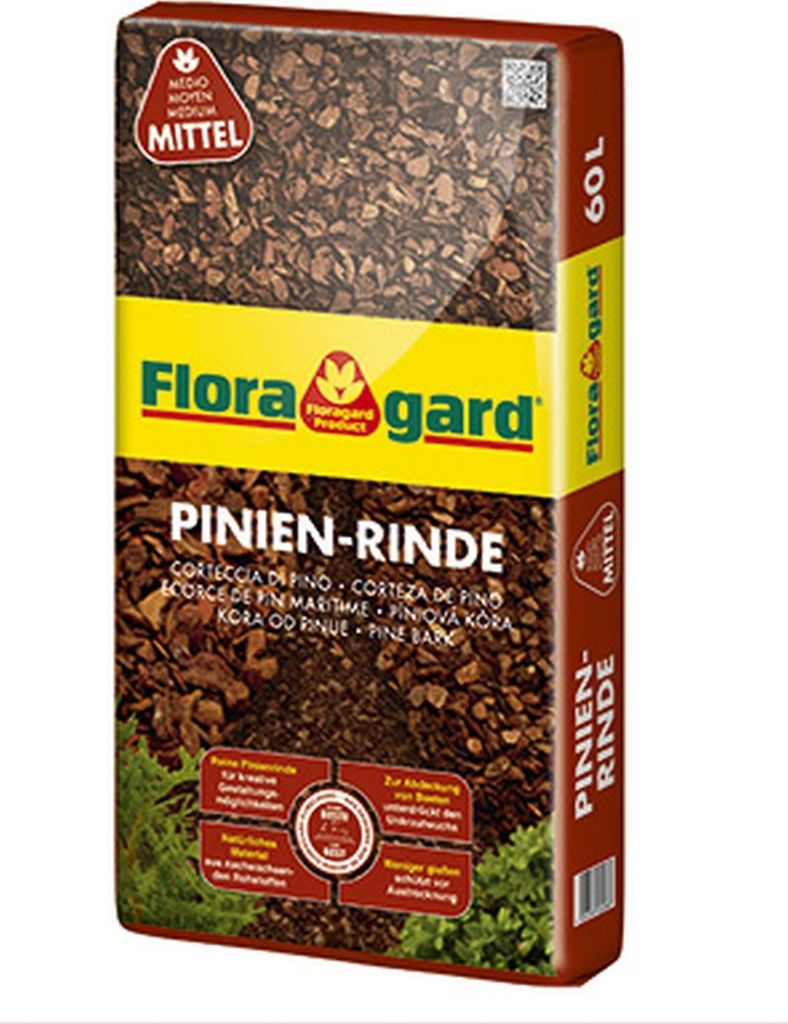 Floragard Pinien-Rinde MITTEL 15-25 mm 60 L Produktbild 