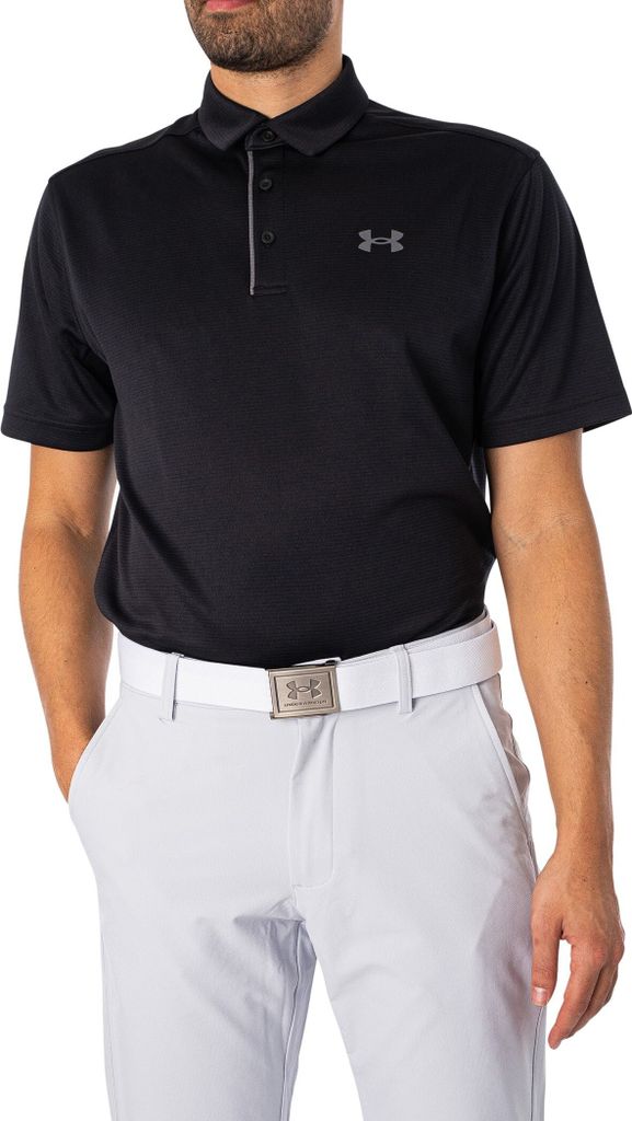 Under Armour Tech-Poloshirt, Schwarz L Produktbild 