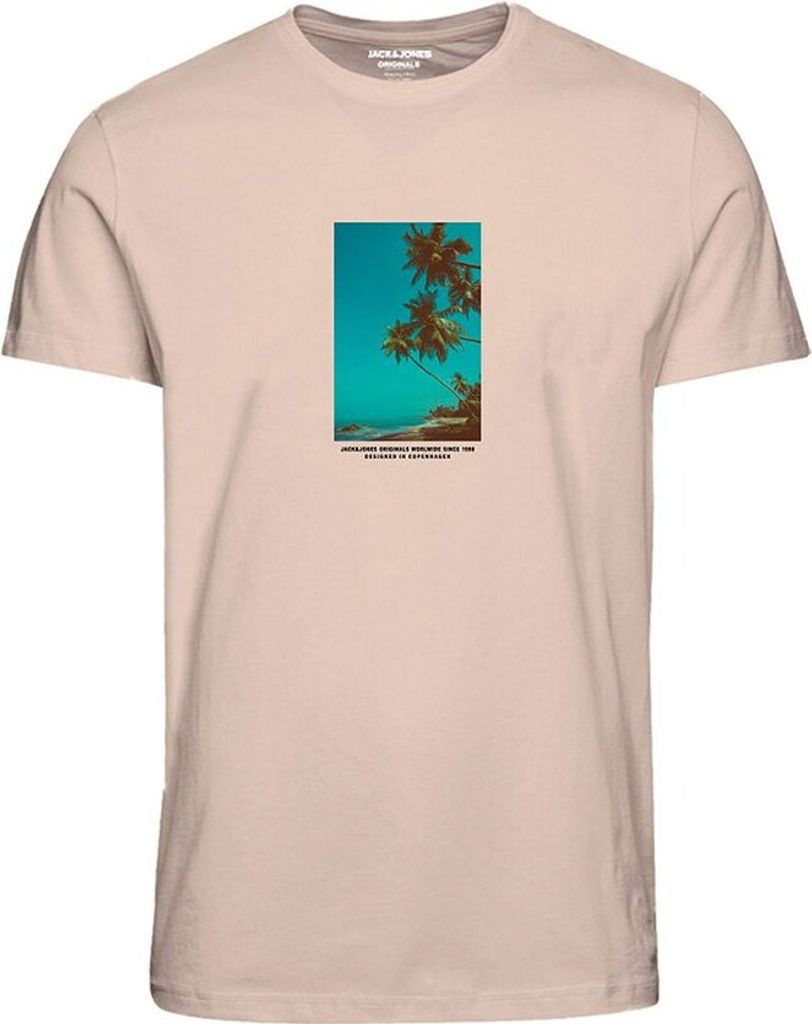 Jack & Jones Marbella 1 Kurzarm-t-shirt Beige XL Mann Beige XL