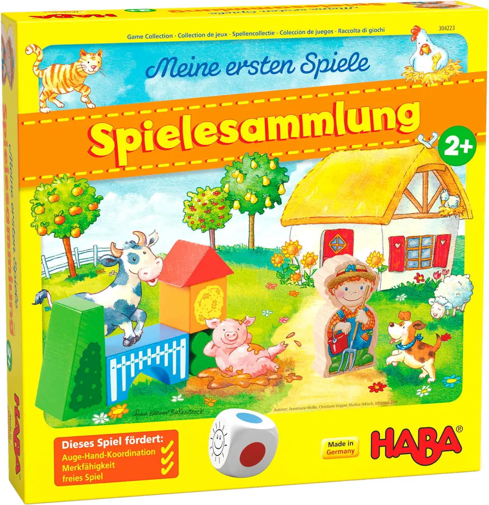 Jeux de société pour tout-petits HABA Mes premiers jeux dès 2 ans
